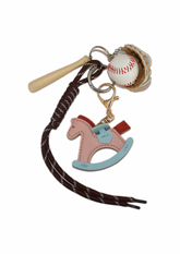 Toy Horse + Baseball charm